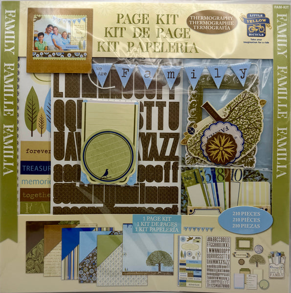 Little Yellow Bicycle Family 12x12 Collection Kit
