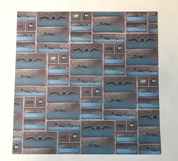 Karen Foster Swimming Collection 12x12 Papers