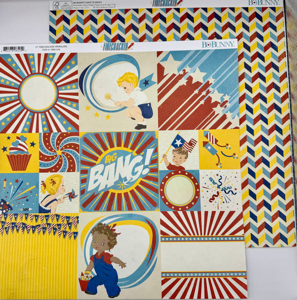 BoBunny Firecracker 12x12 Paper Collection