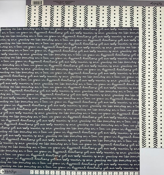 My Mind's Eye My Heritage 12x12 Paper Collection
