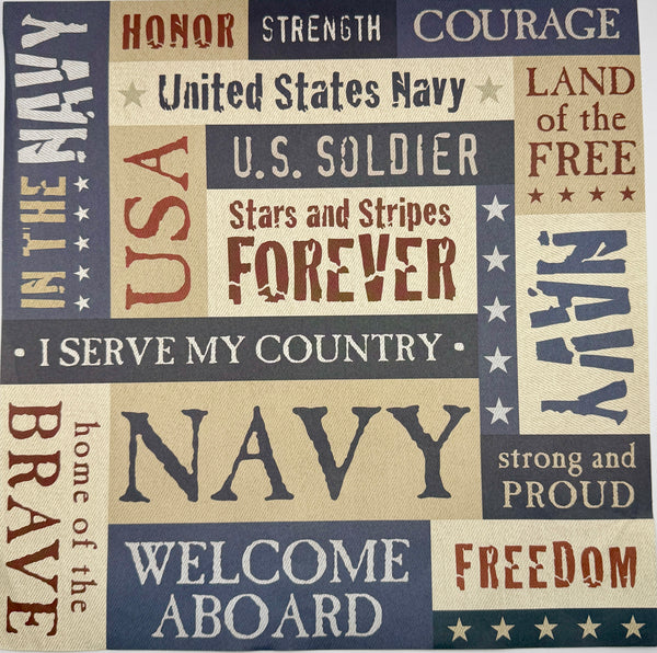 K & Co Military US Navy 12x12 Papers