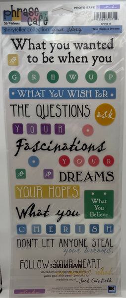 Sticko Phrase Cafe Stickers Storyteller Collection Your Story