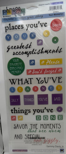 Sticko Phrase Cafe Stickers Storyteller Collection Your Story