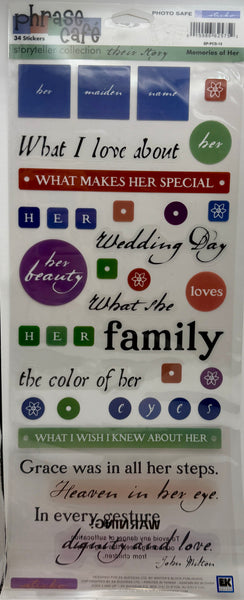 Sticko Phrase Cafe Stickers Storyteller Collection Their Story