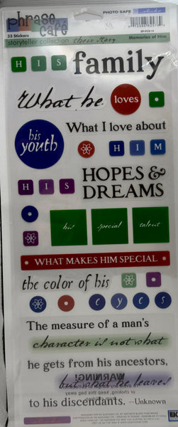 Sticko Phrase Cafe Stickers Storyteller Collection Their Story