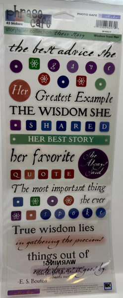 Sticko Phrase Cafe Stickers Storyteller Collection Their Story