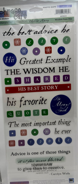 Sticko Phrase Cafe Stickers Storyteller Collection Their Story