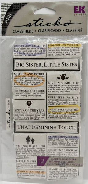 Sticko Classifieds Stickers