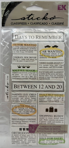 Sticko Classifieds Stickers