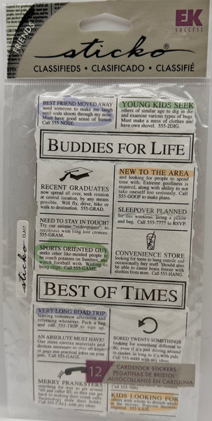 Sticko Classifieds Stickers