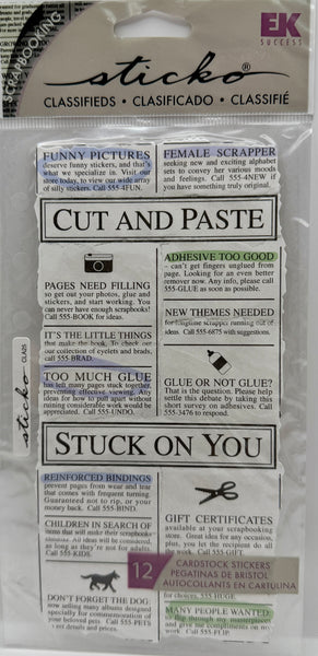 Sticko Classifieds Stickers