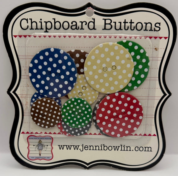 Jenni Bowlin Studio Chipboard Buttons Collection