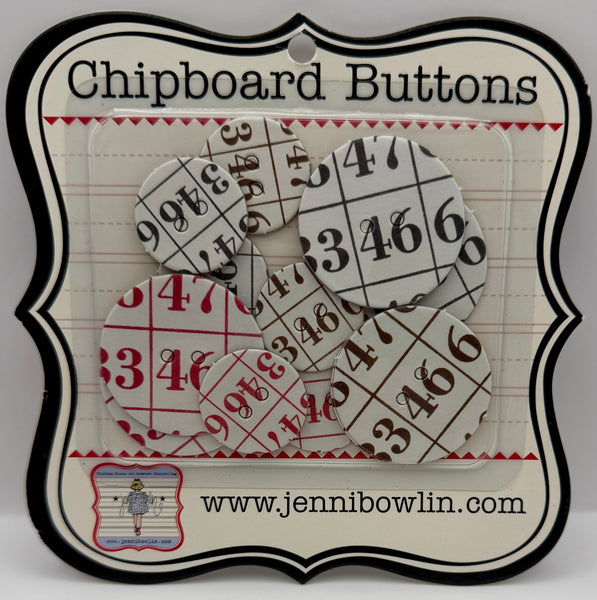 Jenni Bowlin Studio Chipboard Buttons Collection