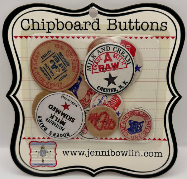 Jenni Bowlin Studio Chipboard Buttons Collection