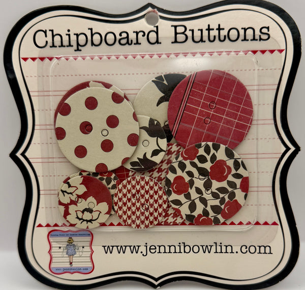 Jenni Bowlin Studio Chipboard Buttons Collection