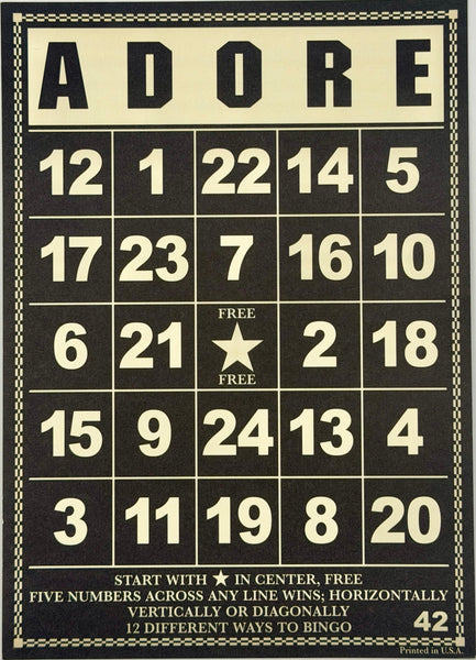Jenni Bowlin Studio Bingo Card Collection