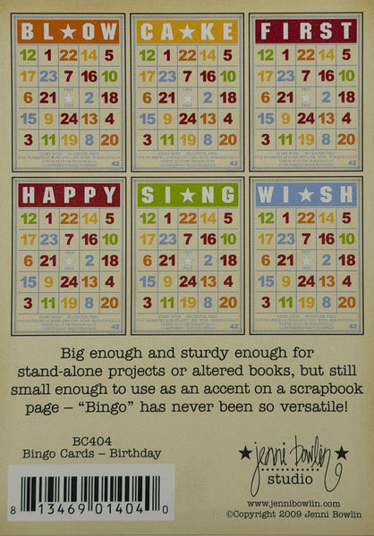Jenni Bowlin Studio Bingo Card Collection Sets