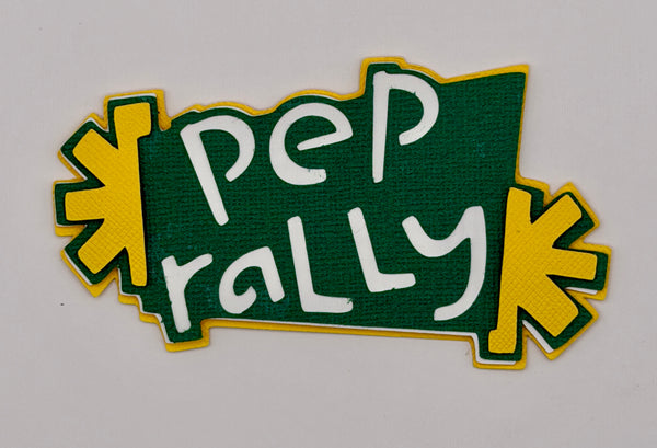 Cheerleading Pep Rally Diecut