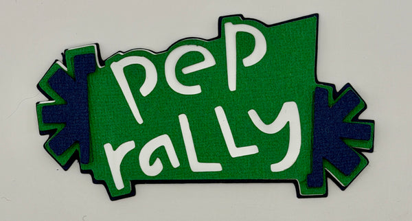 Cheerleading Pep Rally Diecut
