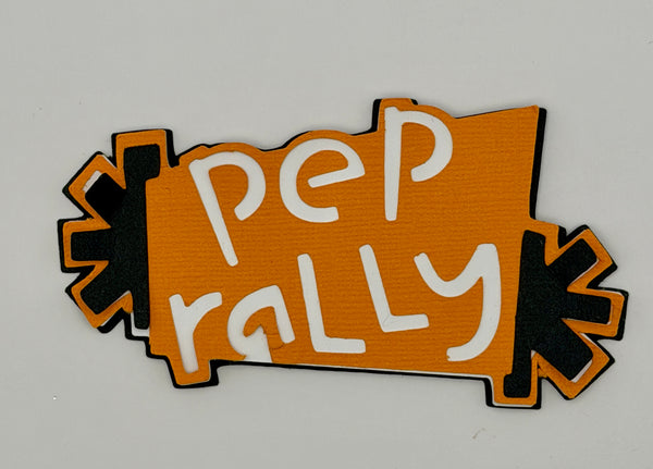 Cheerleading Pep Rally Diecut