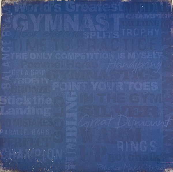 Karen Foster Gymnastics 12x12 Paper