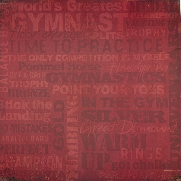 Karen Foster Gymnastics 12x12 Paper