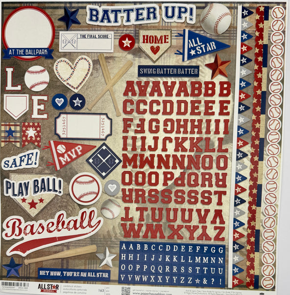 Paper House All Star Baseball Stickers