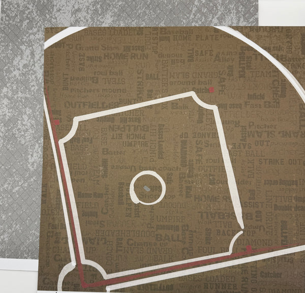 SEI I'm an Athlete Baseball 12x12 Paper Collection