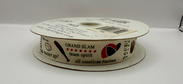 Word Play Twill Ribbon - Baseball