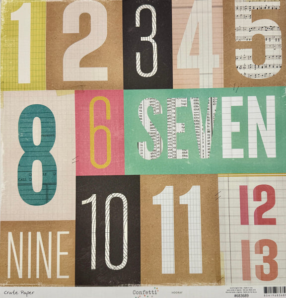 Crate Paper Confetti 12x12 Paper Collection