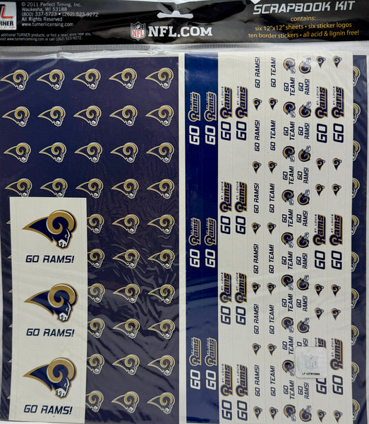NFL Teams 12x12 Scrapbook Kits