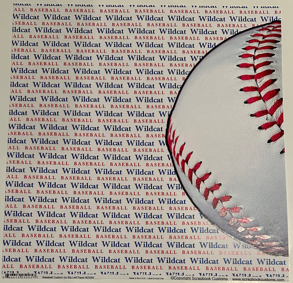 Baseball Go Big Left Paper
