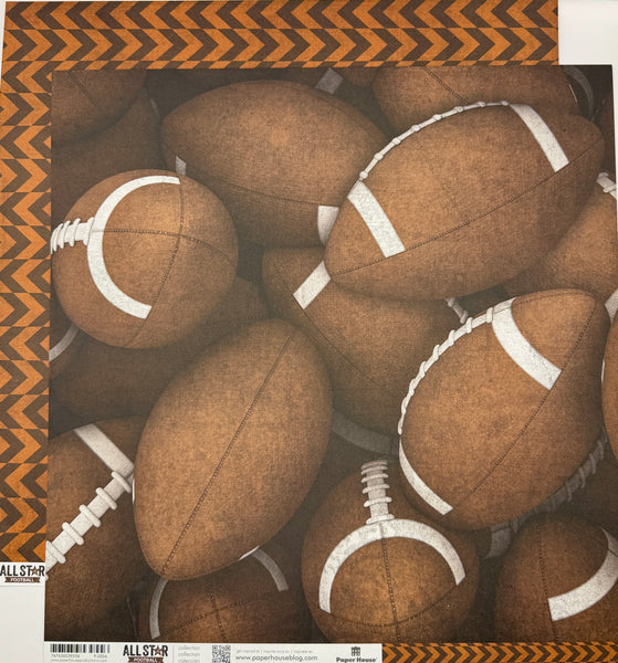 Paper House Allstar Football 12x12 Paper Collection