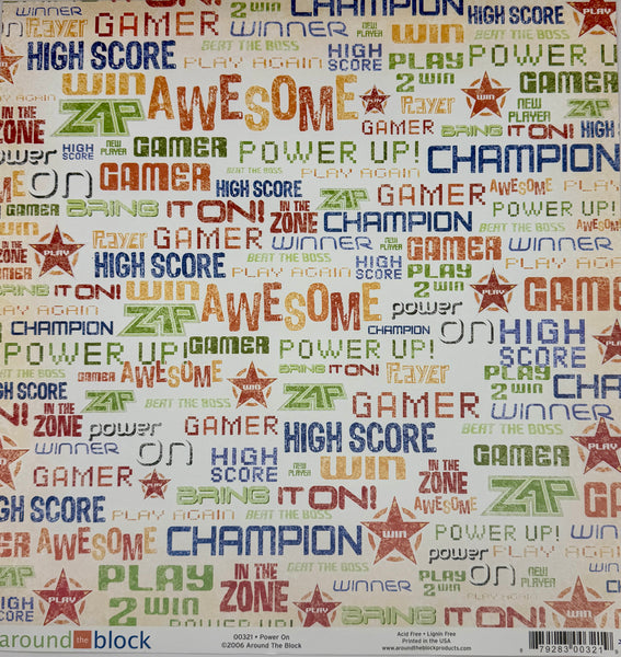 ATB Gamer 12x12 Paper Collection