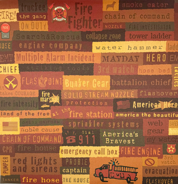 K&Company Firefighter 12x12 Paper Collection