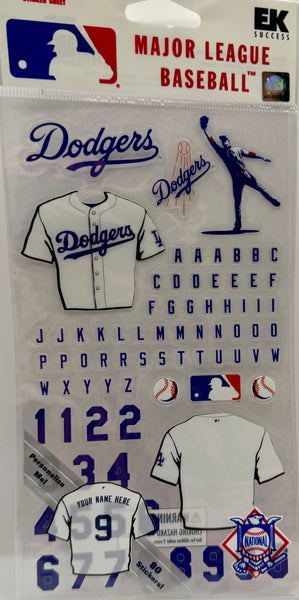 MLB Uniform Personalize Sticker