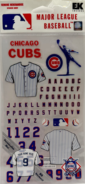 MLB Uniform Personalize Sticker