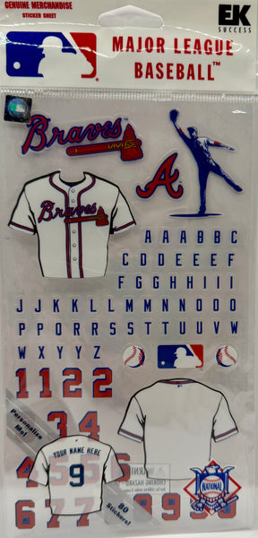 MLB Uniform Personalize Sticker