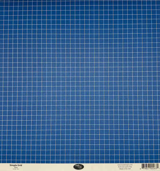 Luxe Simple Grid 12x12 Paper Collection