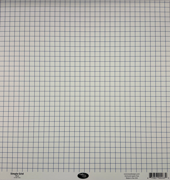Luxe Simple Grid 12x12 Paper Collection