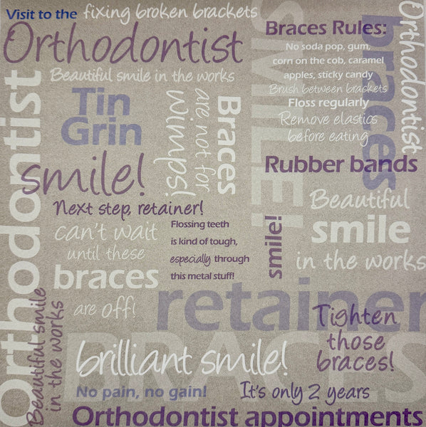 Karen Foster Dentist Orthodontist 12x12 Paper Collection