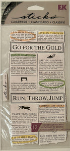 Track Classifieds Sticker