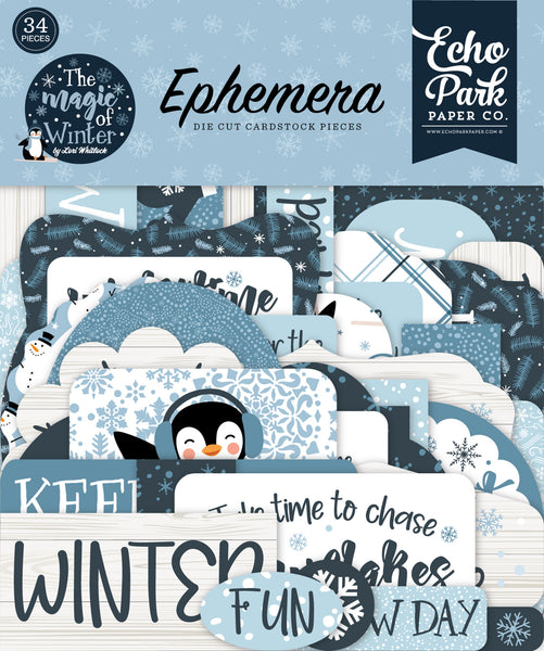 Echo Park Magic of Winter Ephemera