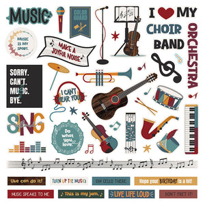 Music Notes Element Stickers
