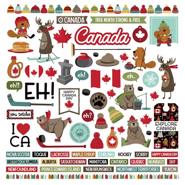 O Canada 2 12x12 Paper Kit