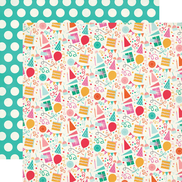 Echo Park Birthday Party Time 12x12 Paper Collection