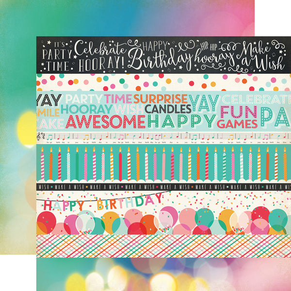 Echo Park Birthday Party Time 12x12 Paper Collection
