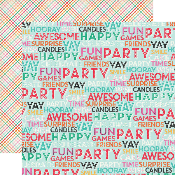 Echo Park Birthday Party Time 12x12 Paper Collection