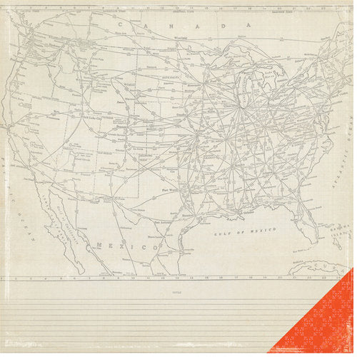 Crate Paper Open Road 12x12 Paper Collection
