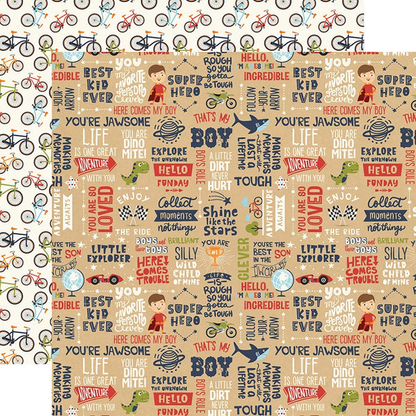 Echo Park All Boy 12x12 Paper Collection